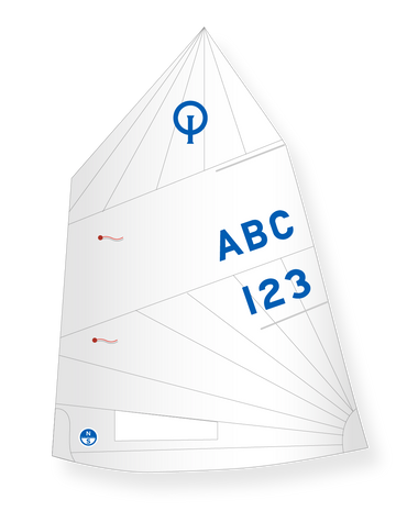 1 | White | North Sails Optimist V-1 Mainsail