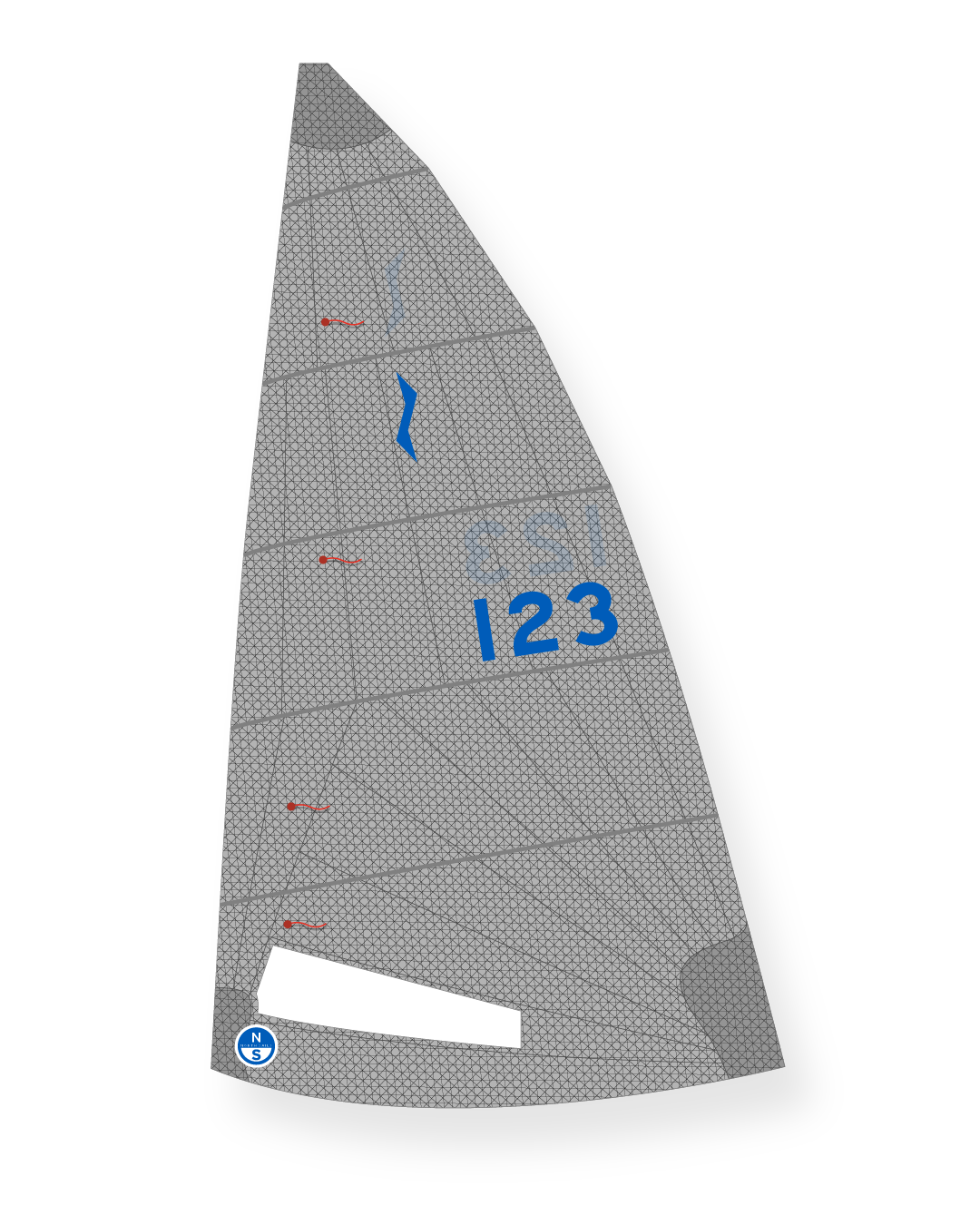 1 | Gray | North Sails Solo L-4 Mainsail