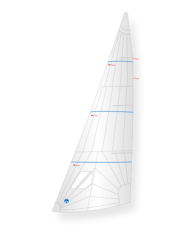 1 | White | North Sails Star J-10 Jib