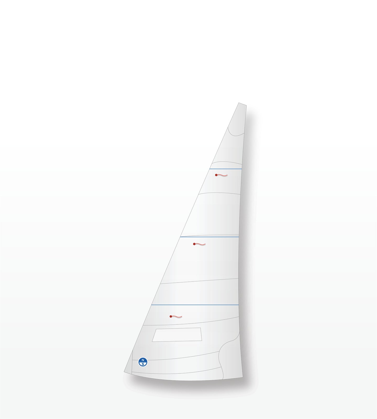 1 | White | North Sails Sunburst Jib