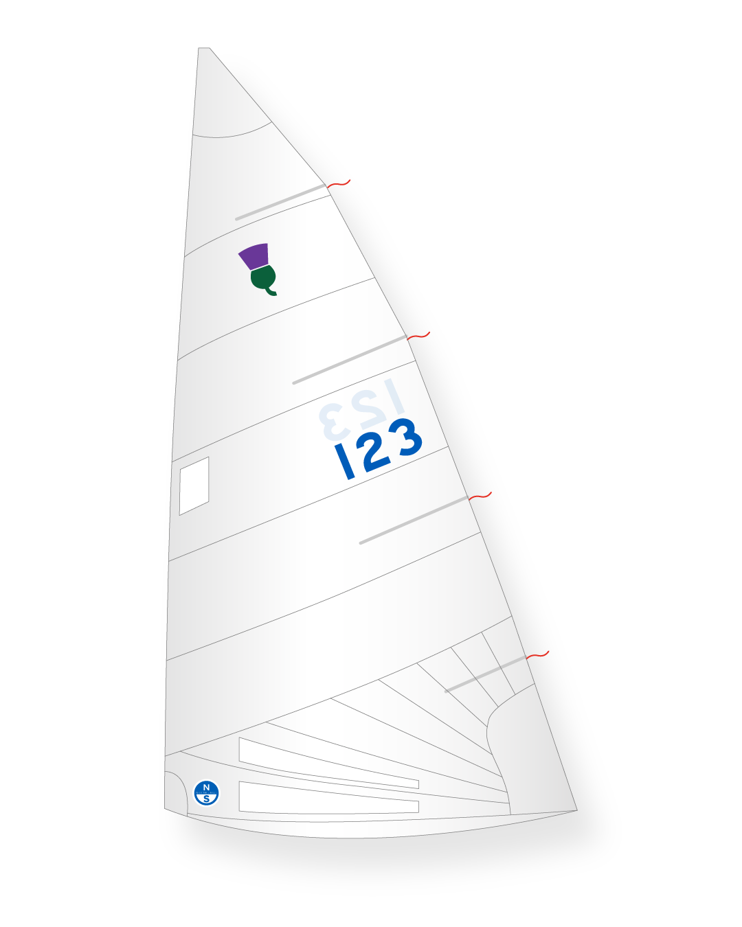 1 | White | North Sails Thistle DSD+ Mainsail