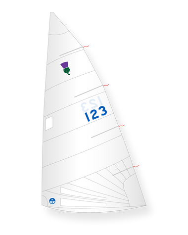 1 | White | North Sails Thistle DSD+ Mainsail