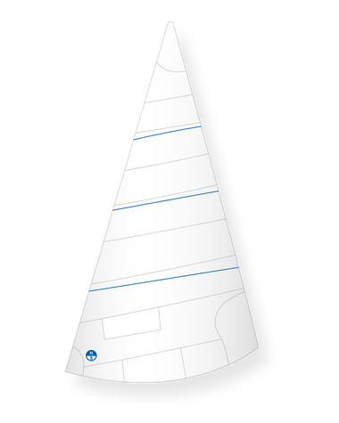 1 | White | North Sails Thistle Proctor Jib