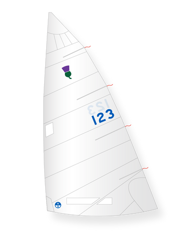 1 | White | North Sails Thistle VS Mainsail