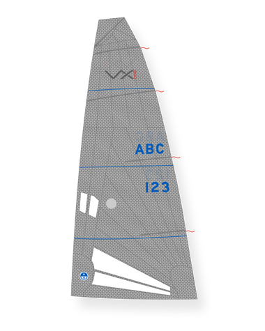 1 | Gray | North Sails VX One Design M-8 Mainsail