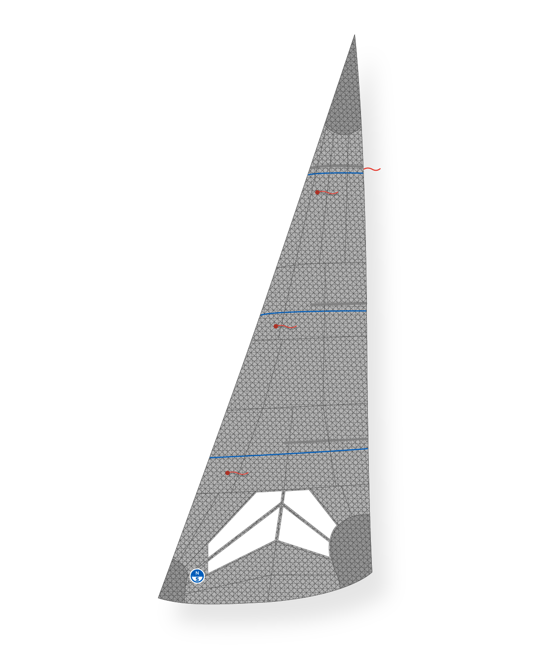 1 | Gray | North Sails Viper 640 J-5 Jib