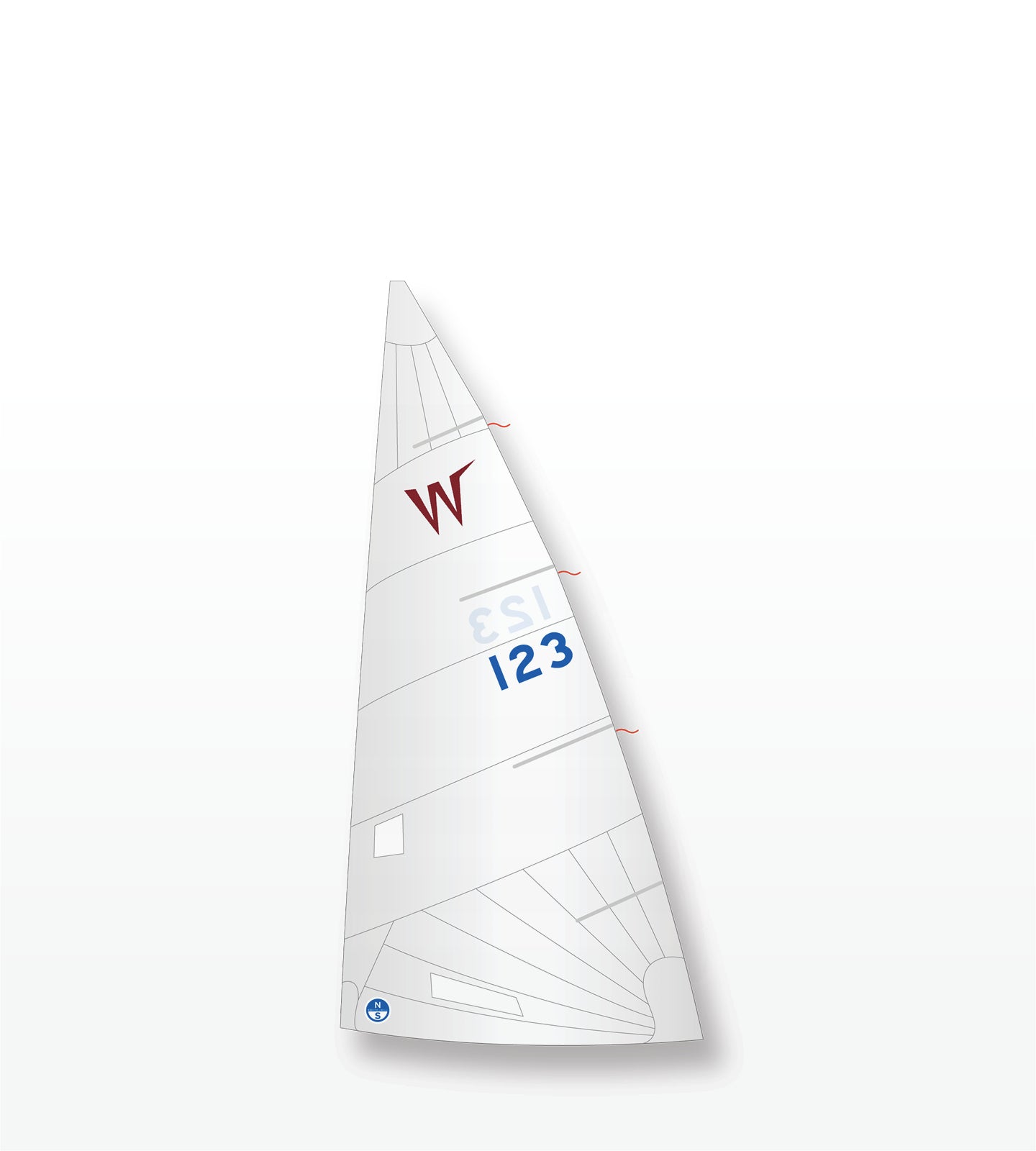 1 | White | North Sails Wayfarer Mainsail