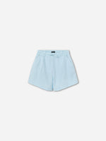 hover | Cool blue | elastic-waist-short-074701