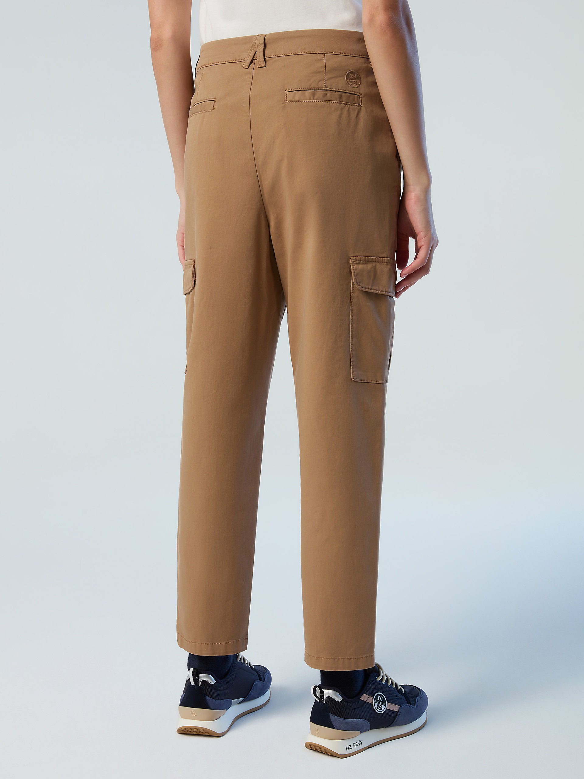 Cale Cotton Gabardine Wide Cargo Pants | nate-hospital.com