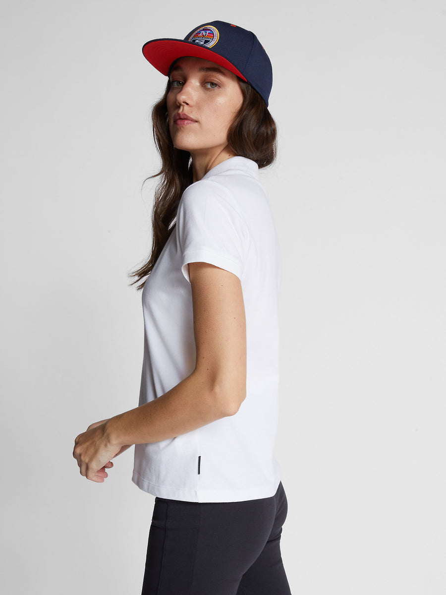 Women's Made In France Slim Fit Organic Cotton Piqué Polo