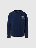 hover | Navy blue | ls-t-shirt-096608