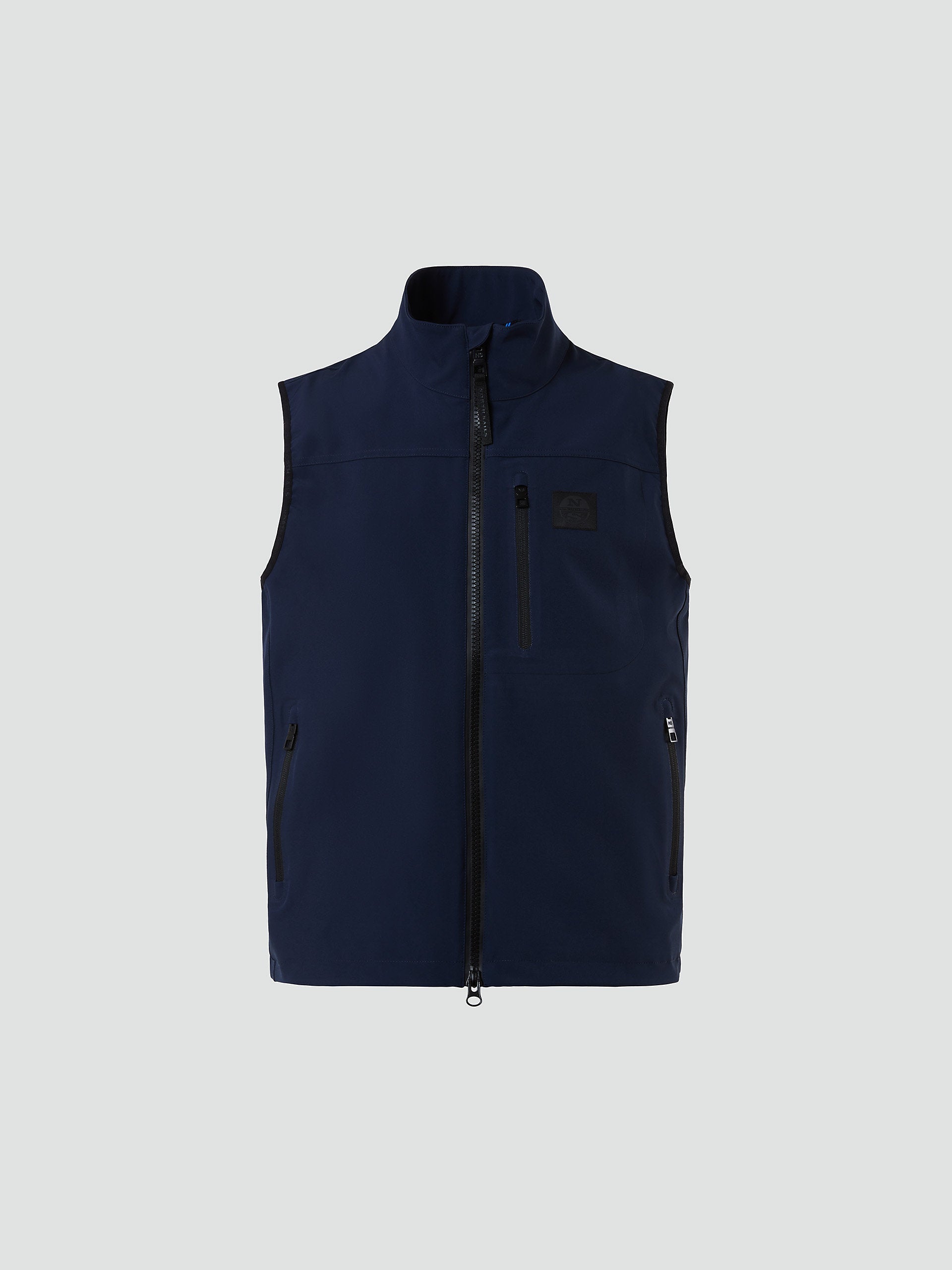 OFFSHORE STAND ZIP VEST M ナイロン BLU 0S24-20W-001 - その他