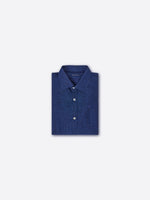 hover | Navy blue | shirt-regular-point-collar-664088