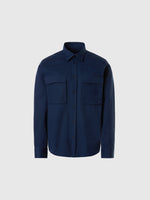 hover | Navy blue | overshirt-ls-regular-spread-collar-664294