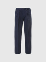 hover | Navy blue | newport-regular-fit-chino-with-pleats-673006