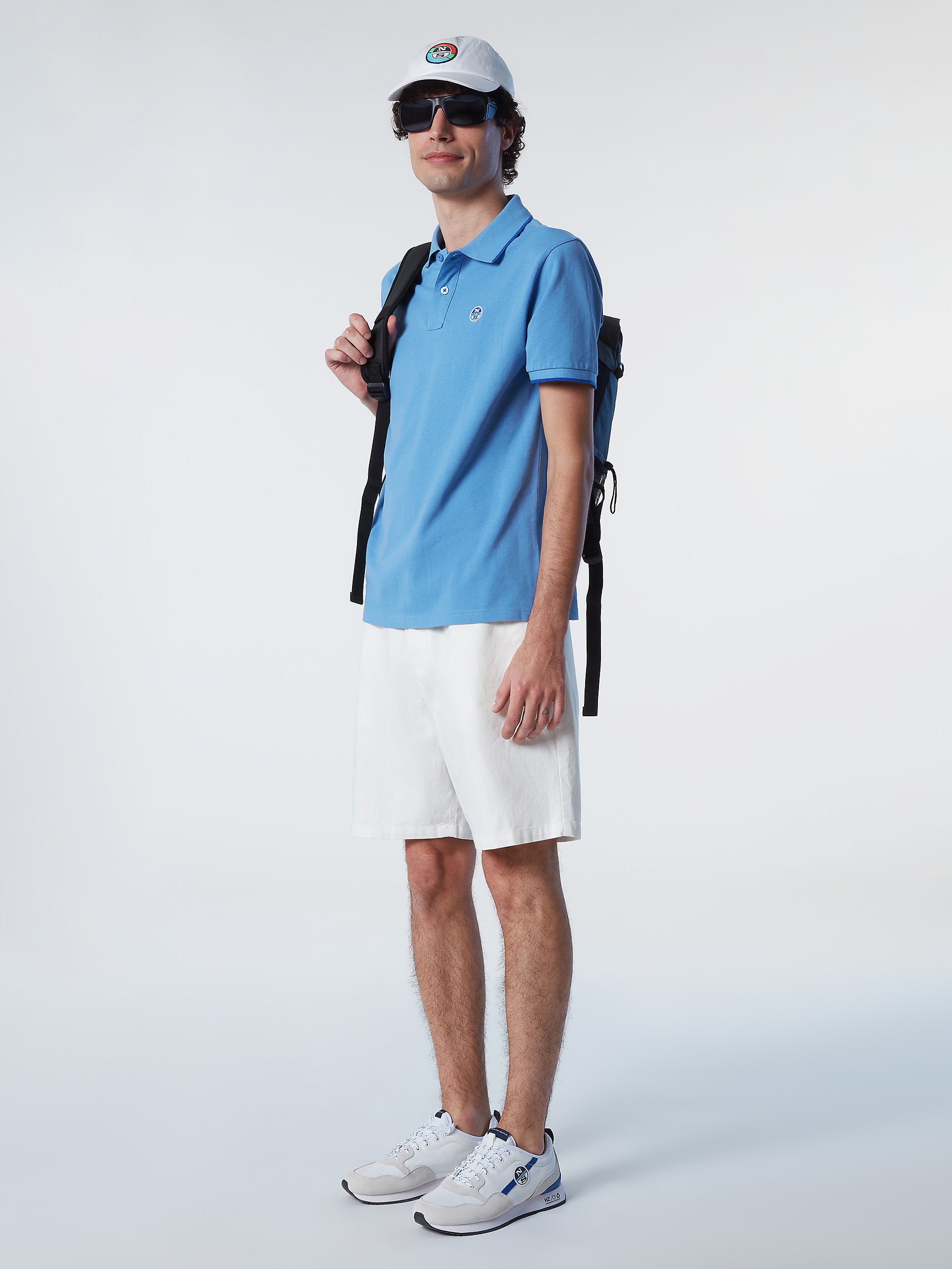 Polo elastic waist outlet shorts