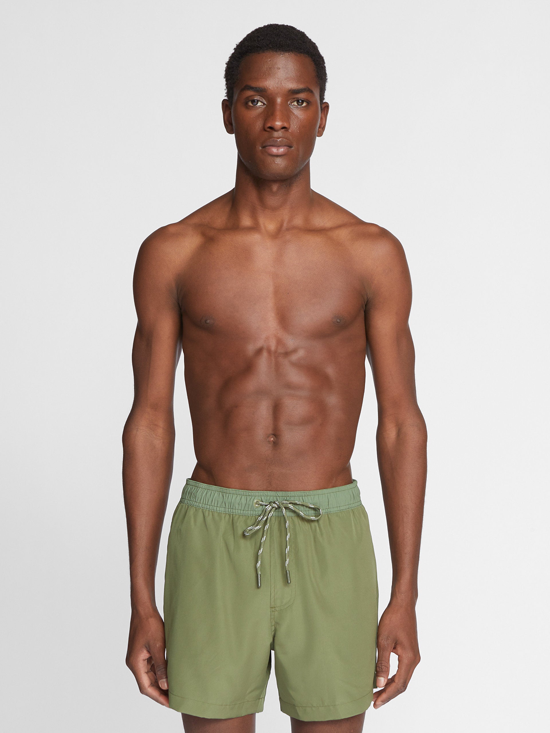 Olive green cheap swim shorts