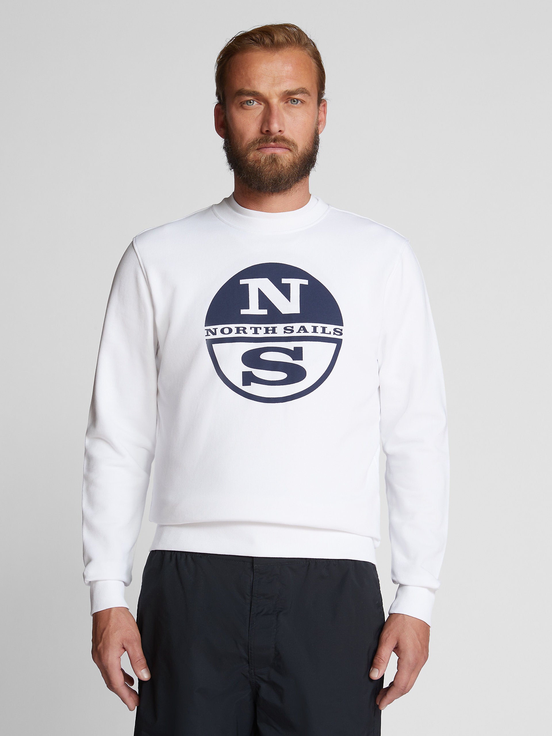 Sweatshirt with maxi logo North Sails