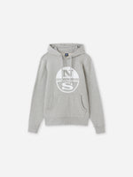 hover | Grey melange | hoodie-sweatshirt-wgraphic-691003