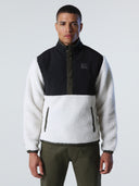 1 | Marshmallow | half-zip-sweatshirt-wlogo-691045