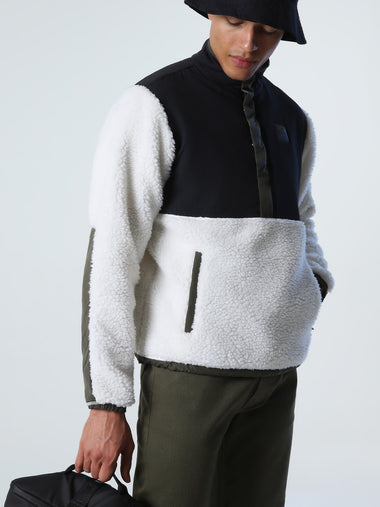 2 | Marshmallow | half-zip-sweatshirt-wlogo-691045