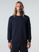 1 | Navy blue | crewneck-sweatshirt-wpocket-691050