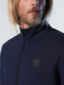 6 | Navy blue | full-zip-sweatshirt-wpocket-691053