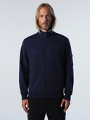 1 | Navy blue | full-zip-sweatshirt-wpocket-691053