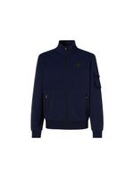 hover | Navy blue | full-zip-sweatshirt-wpocket-691053