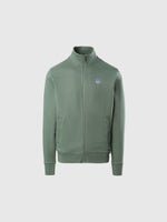 hover | Military green | full-zip-sweatshirt-with-logo-691064