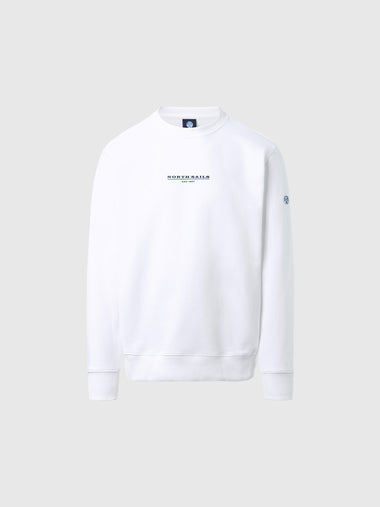 hover | White | crewneck-sweatshirt-with-graphic-691069