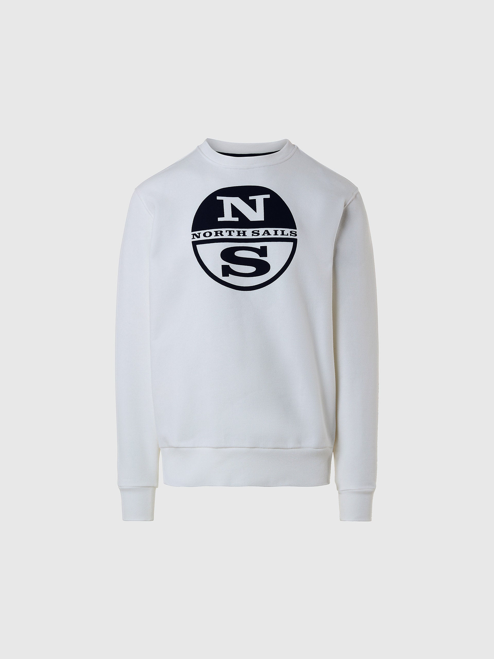 North Sails Kids logo-print sweatshirt - White