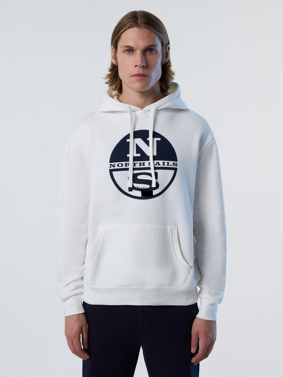 Translation logo-print hoodie