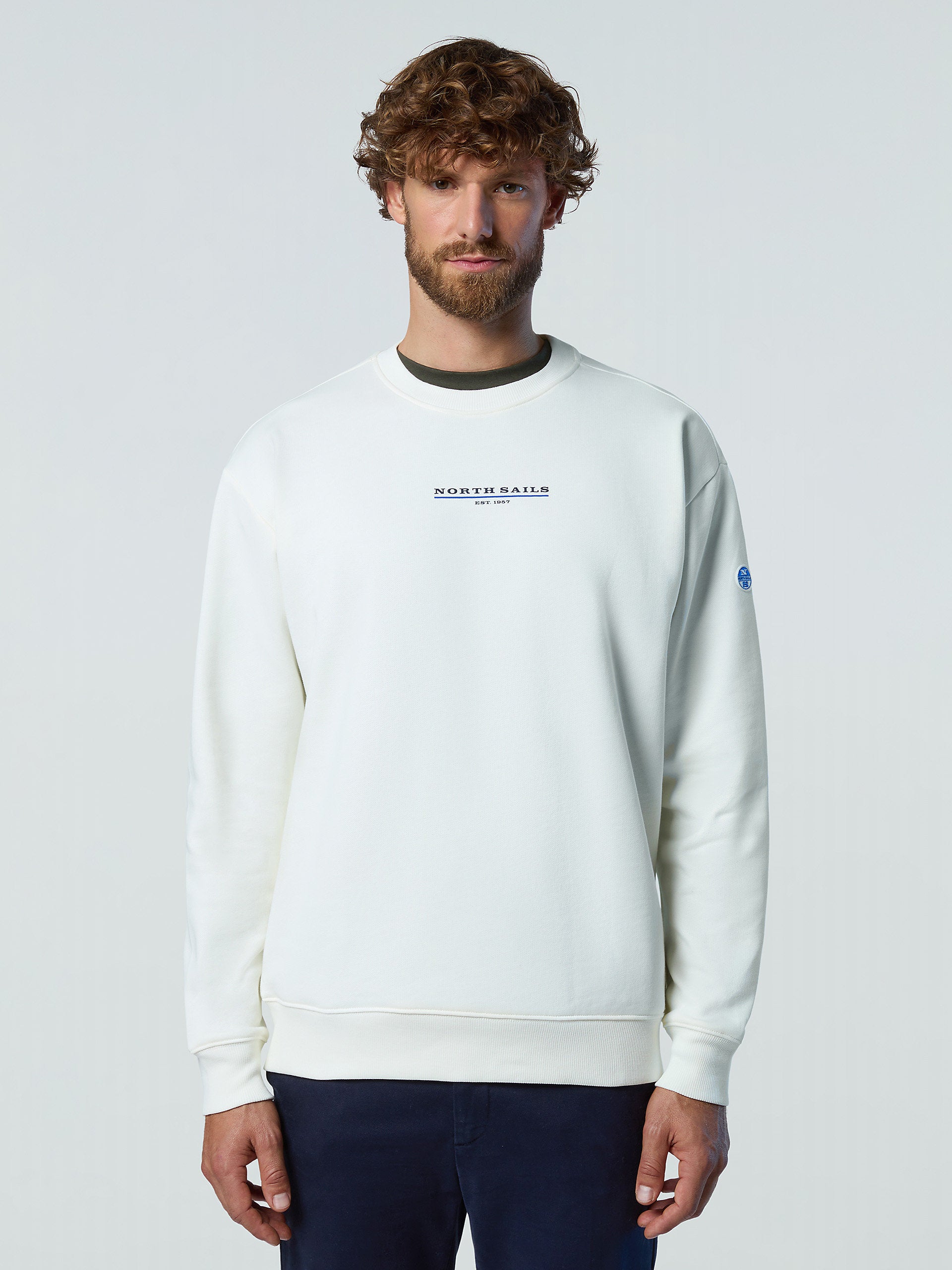 Sweatshirt with rubber logo | North Sails