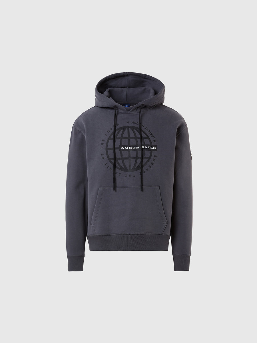 hover | Asphalt | hooded-sweatshirt-with-graphic-691166