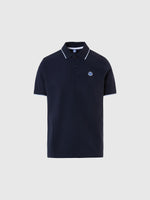 hover | Navy blue | ss-polo-with-graphic-692397