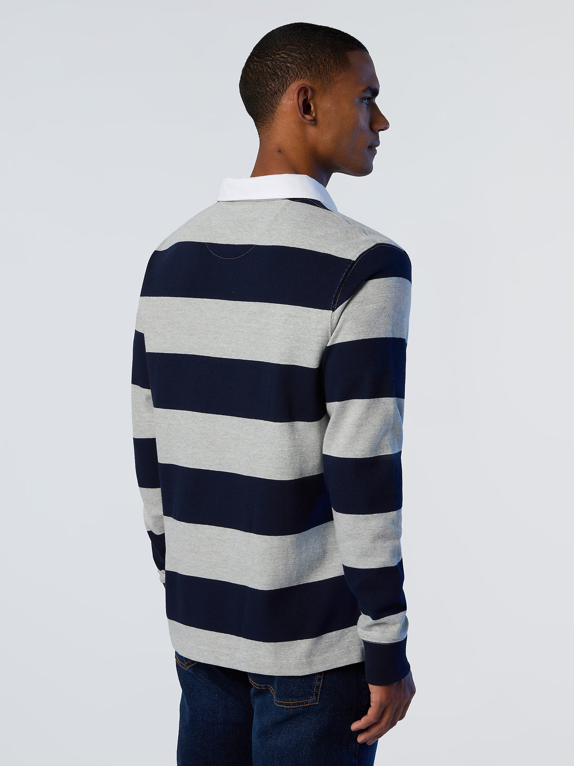 Striped rugby top