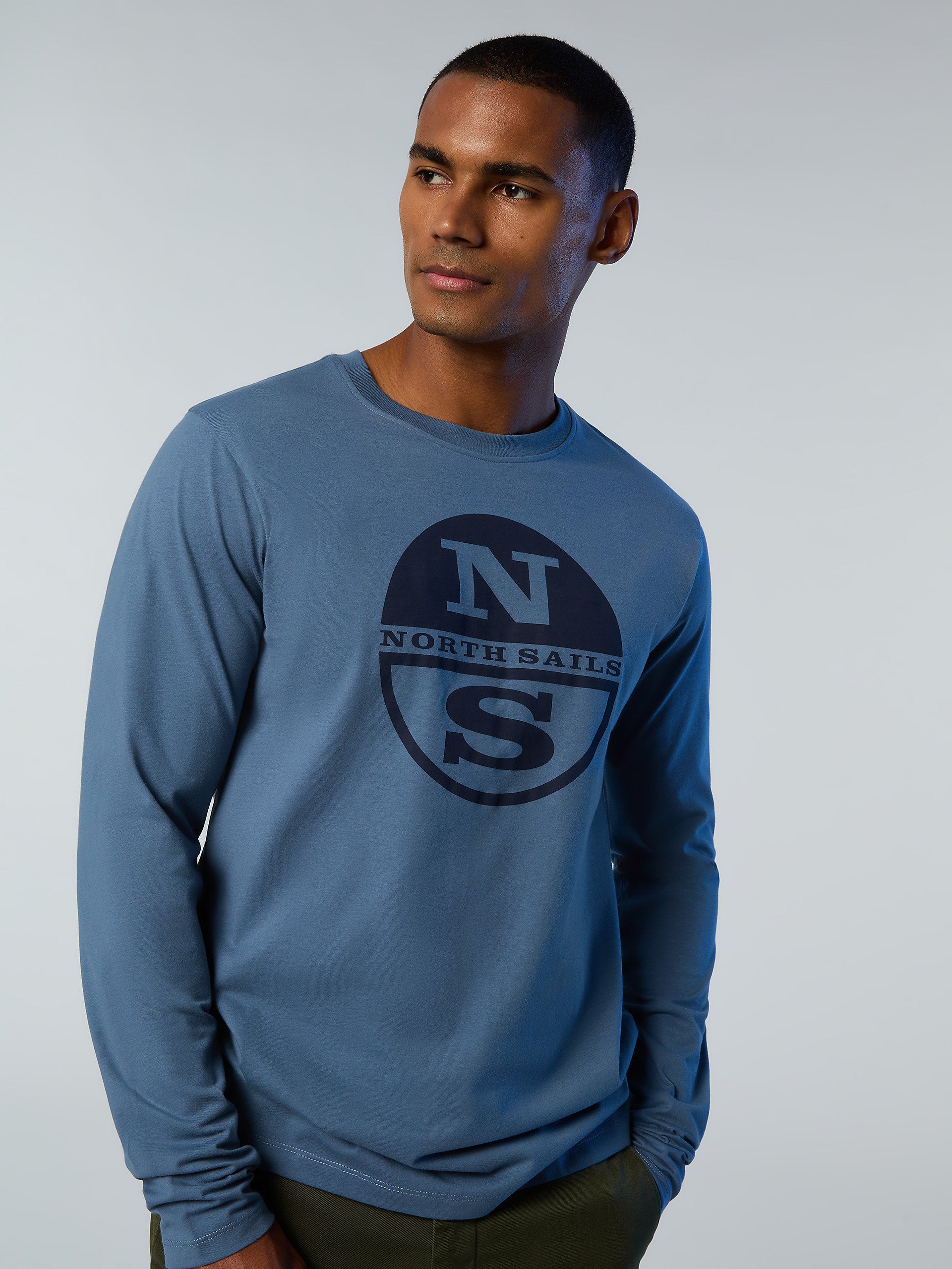 Long-sleeved T-shirt with logo print | North Sails