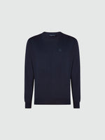 hover | Navy blue | crewneck-12gg-699500