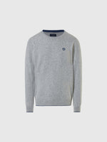 hover | Grey melange | crewneck-12gg-knitwear-699859