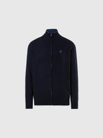 hover | Navy blue | full-zip-7gg-knitwear-699864