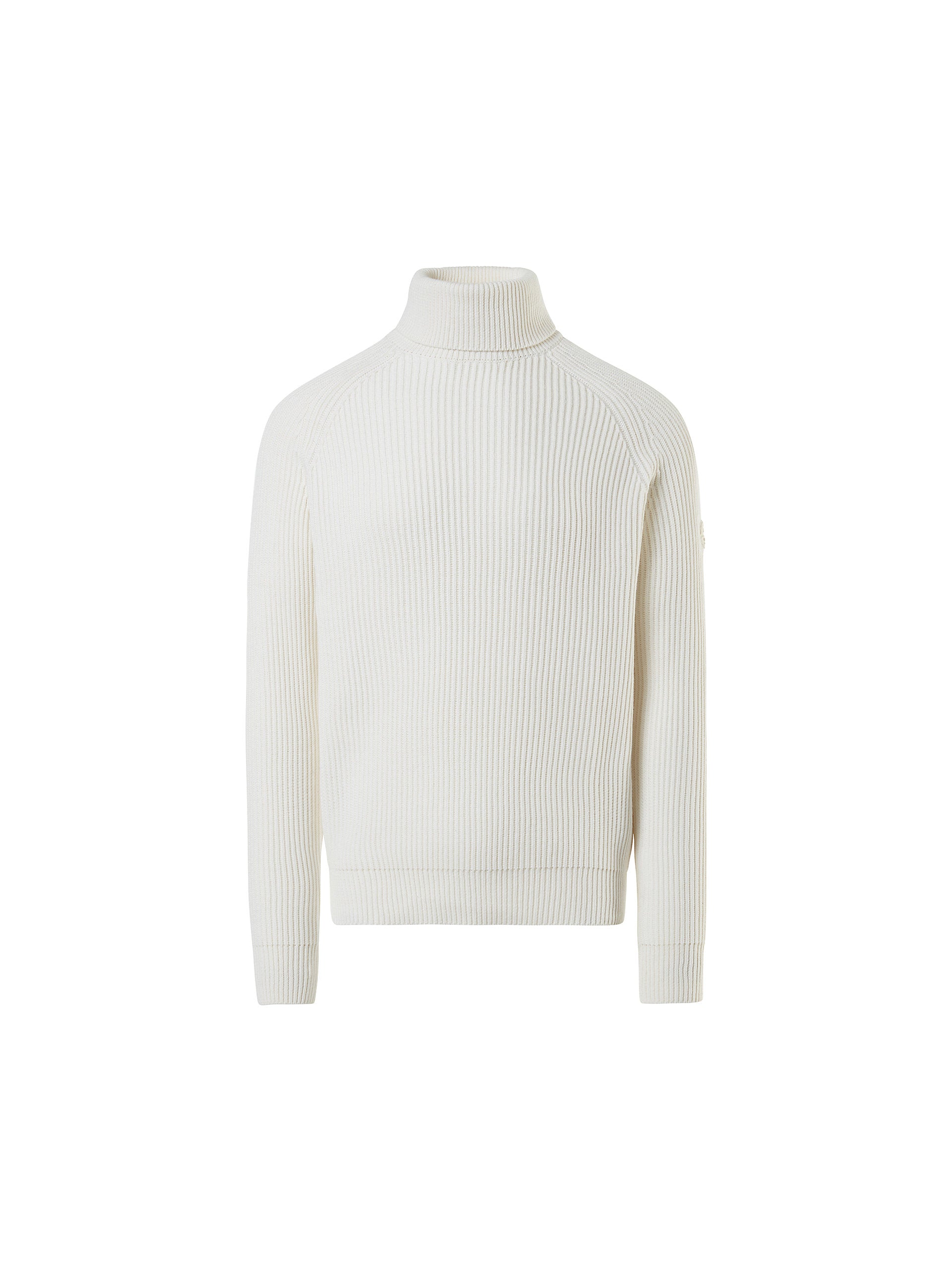 Ribbed turtle-neck sweater