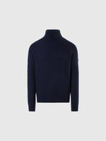 hover | Navy blue | turtle-neck-5-gg-knitwear-699871