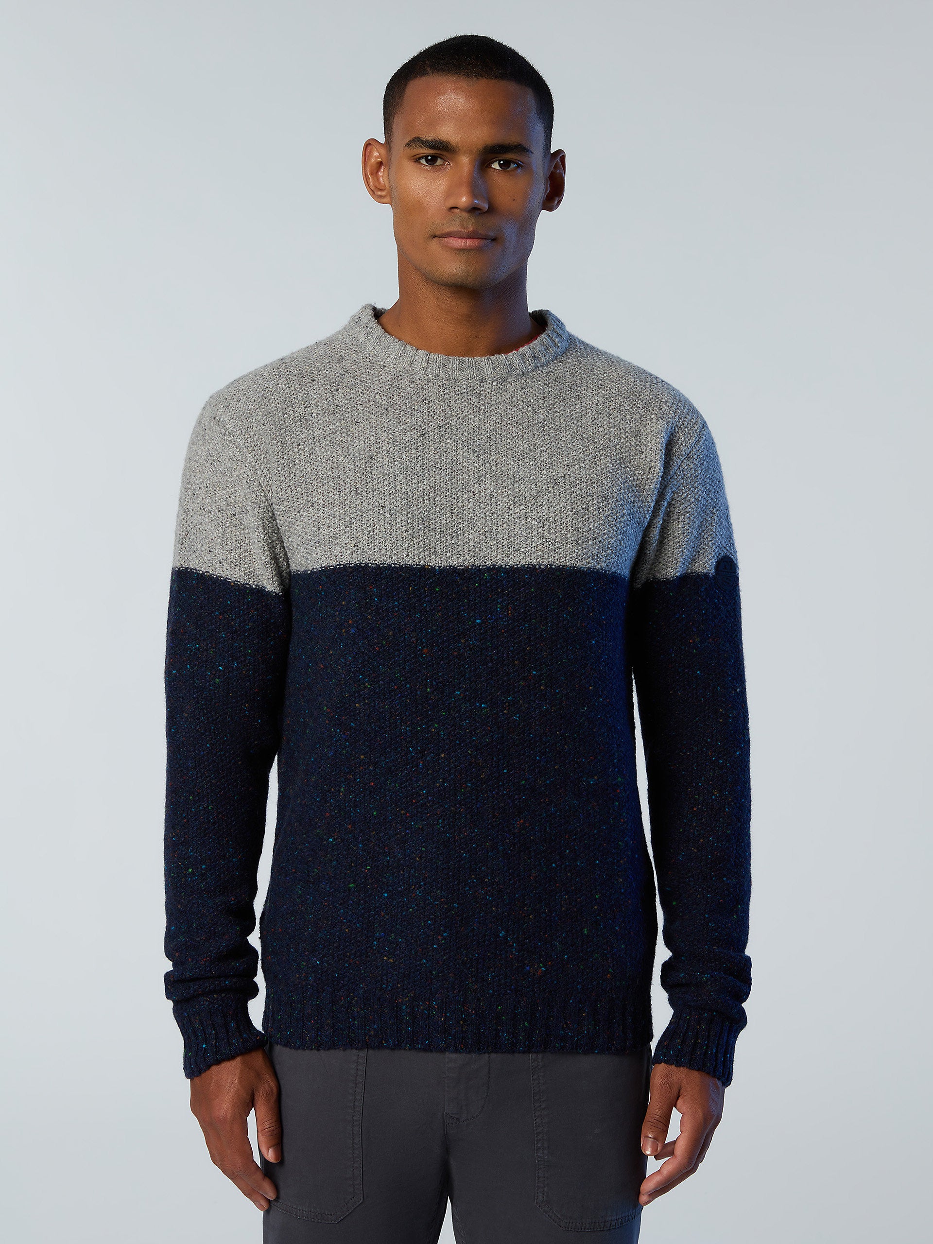 Colour-block sweater