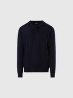 hover | Navy blue | crewneck-12gg-knitwear-699892