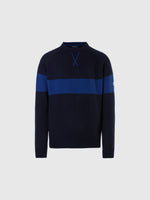 hover | Navy blue | crewneck-7gg-knitwear-699899