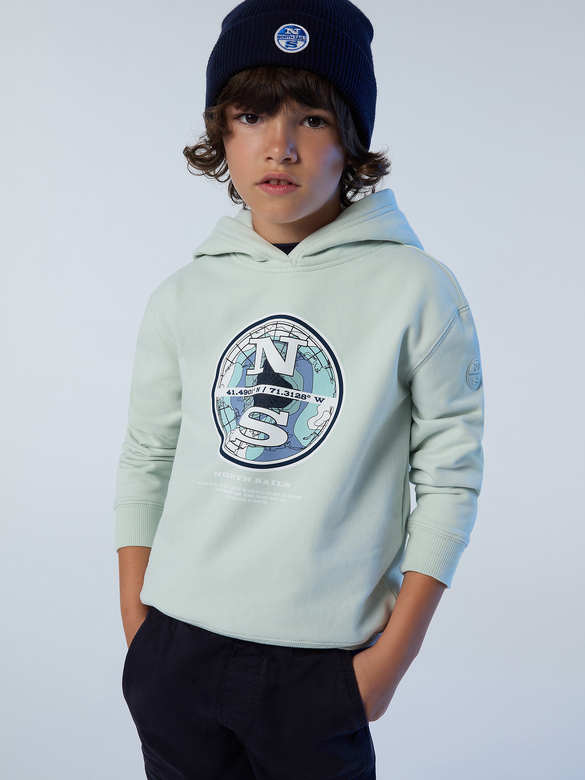 Sweatshirt with ocean print