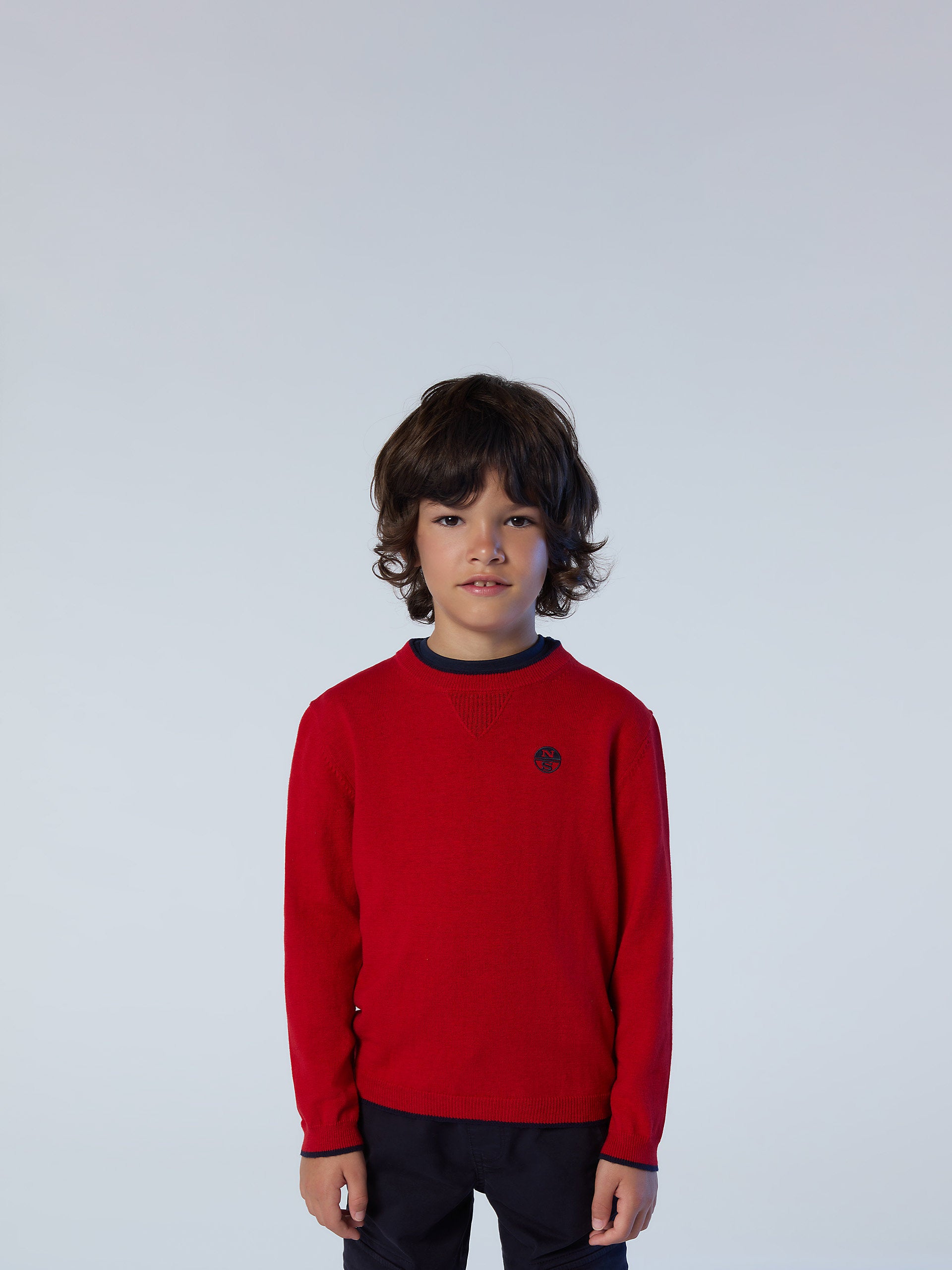 Crew neck V insert sweater North Sails